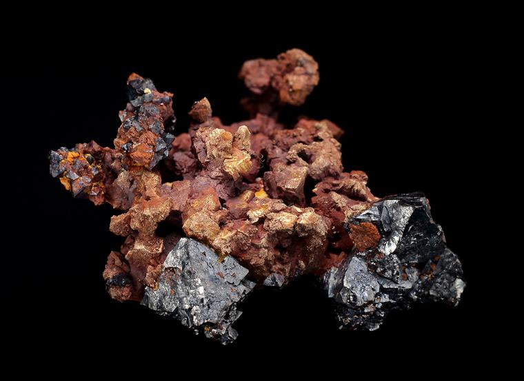 CUPRITE with SILVER on COPPER